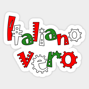 italiano vero Sticker